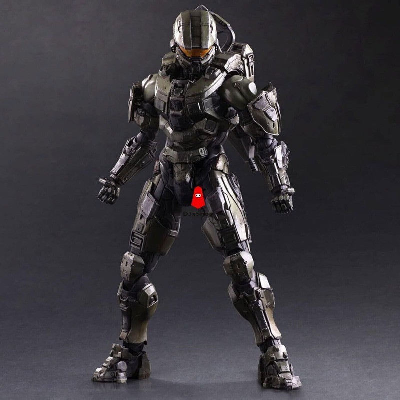 New Play Arts Kai Movie HALO 5 MASTER CHIEF Action Figures Accessories Toy Boxed