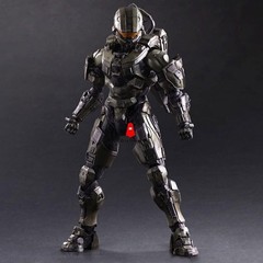 New Play Arts Kai Movie HALO 5 MASTER CHIEF Action Figures Accessories Toy Boxed
