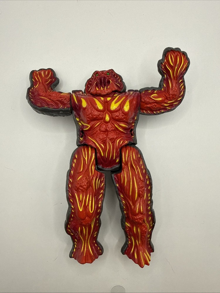 Vintage 1986 Loose Inhumanoids Magnokor Lava Rock Monster 7″ Action Figure VTG
