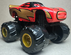 Disney Pixar Cars Toons Deluxe Monster Truck Frightening McMean Diecast 1:55 FC