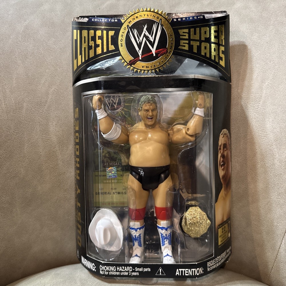 Dusty Rhodes WWE Jakks Pacific Classic Superstars Series #10 Wrestling Figure