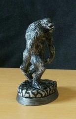 BIGFOOT Figure Silver color ver./ Cryptid, Sasquatch, Gigantopithecus, Yeti /MU