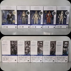 Star Wars Black Series Mandalorian and Grogu First Edition 5x COMPLETE SET NEW