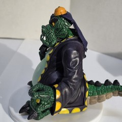 Vintage Crash Bandicoot Komodo Moe Action Figure PS1 Universal Sony 1998 Rare