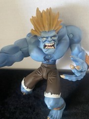 1999 Street Fighter Alpha 3 Blue Blanka Round 1 ReSaurus Action Figure