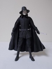 Neca DC Comics 2006 V for Vendetta 7″ action figure w/ 4 daggers, loose