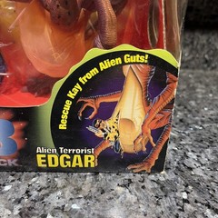 Alien EDGAR Terrorist Men In Black MIB Action Figure 1997 Galoob 10in New