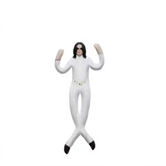 Michael Jackson Cosplay Doll Plush Stuffed Figure Abstract Joint Mobility Toy US