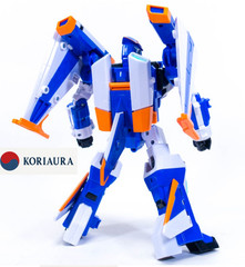Metal Cardbot S CIELO Aircraft Airplane Transforming Robot Figure Car Toy 2024