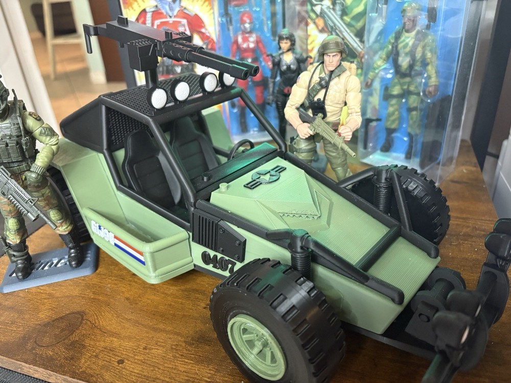 GI Joe A.W.E. Striker 1/12 Classified Scale Tactical Vehicle Diorama Display