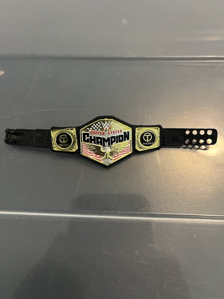 WWE Mattel Elite United States US Championship Title Belt For 6” Figures Theory
