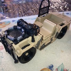 Lot Of Chap Mei Soldier Force Army Military Jeep, 11 Figures, Equipment Used