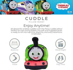 Thomas & Friends Percy Plush Cuddle Pillow Kids Bed Pillow Soft Polyester 26.5″