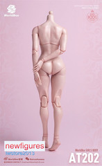 US Worldbox 1:6 AT202 Pale Skin Plump Hip 12 inch Female Action Figure Body Toys