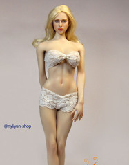 UANDD 1/6 No Finger Bone Seamless Large Bust Body 12″ Female Figure Fit OB Head