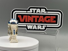Vintage Custom Star Wars Figure R2-D2 Dagobah Sticker 3.75” Kenner