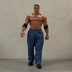 SU-WE-JEANS: 1/12 Fabric Jeans with elastic waist for 7″ WWE or Muff Adam Body