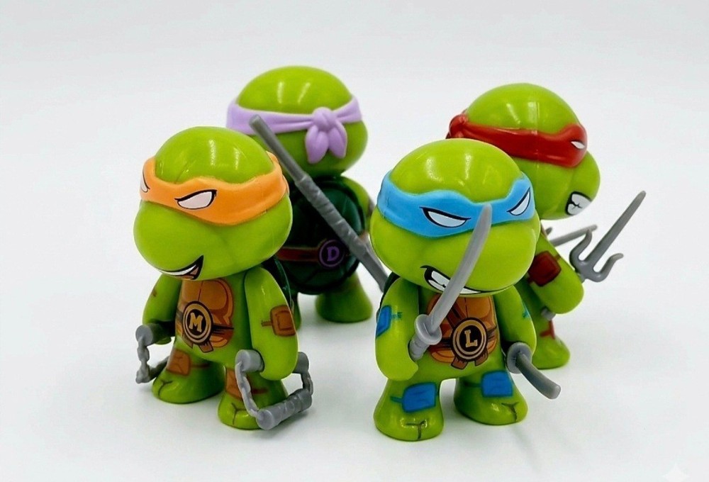 4pcs/Set Ninja Turtle Anime Figure TMNT Limited Edition Action Figurine