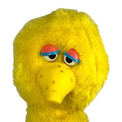 Vintage 1986 Ideal Big Bird Story Magic Sesame Street Cassette Player No Tape