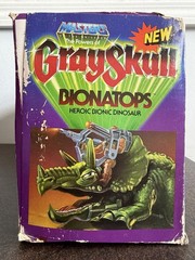 MASTERS OF THE UNIVERSE BIONATOPS DINOSAUR TRICERATOPS 1986 GRAYSKULL VTG NIB