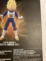 Bandai Dragon Ball Z Dragon Stars Series Super Saiyan 3 Vegeta Daima Ver DMG Box