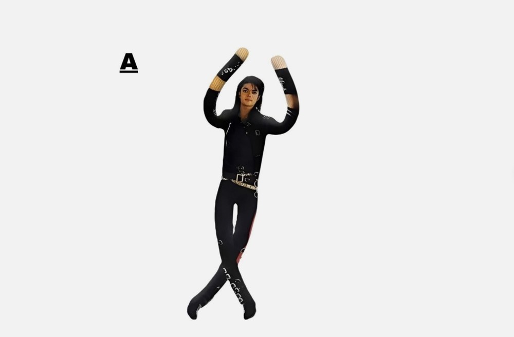 Michael Jackson Cosplay Doll Plush Stuffed Figure Abstract Joint Mobility Toy US