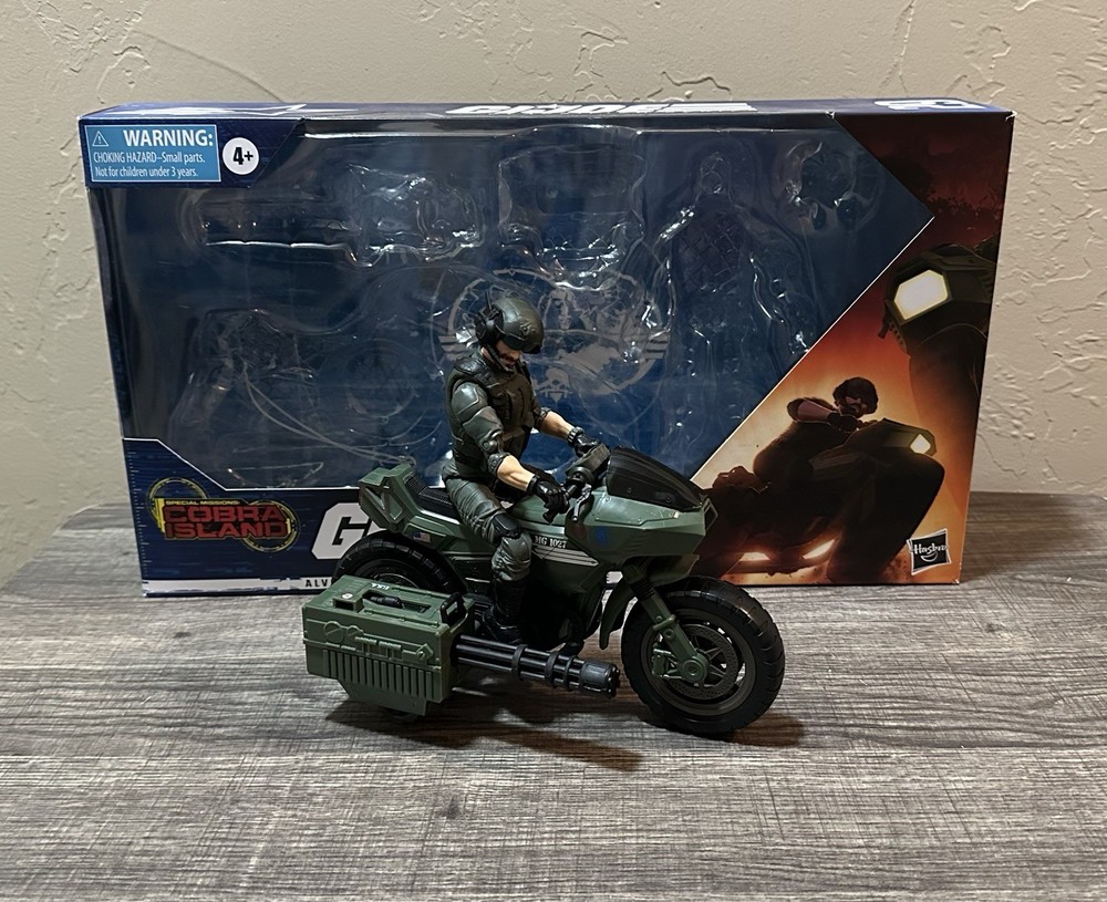 Gi Joe Classified 6-inch Alvin Breaker Kibbey & Ram Cycle Complete w/ Box