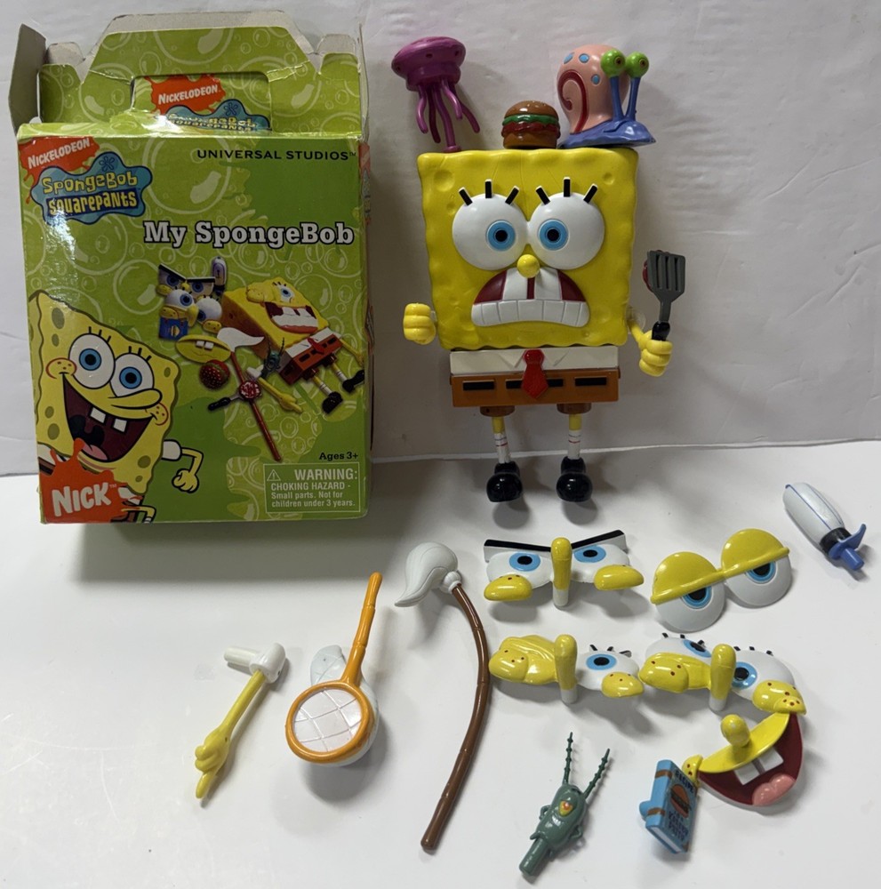 Nickelodeon Spongebob My Spongebob Universal Studios Vintage 2007 With Box