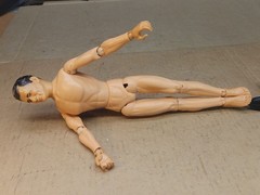 Ideal Captain Action Figure 12″ Plastic circa 1966 in Uniform
