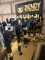 Bendy And The Ink Machine Ink Pens Set- 18 Total Pieces Pen Toppers