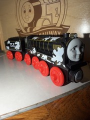 HIRO THOMAS FRIENDS TRAIN WOODEN Railway #51 Japanese STICKY SPILL VARIANT SAD