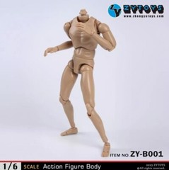 1/6 Scale Narrow Shoulder Male Action Figure B001 Fit HOT TOYS Head Sculpt