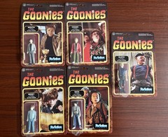 The GOONIES Reaction Mouth, Mikey, Sloth, Chunk, Data 5 Figure Set