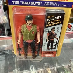 VINTAGE 1983 GALOOB A-TEAM Cobra BAD GUYS ACTION FIGURE NEW ON CARD