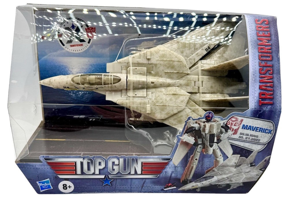 Transformers Top Gun Maverick Figure VF1 Jet Pete Mitchell 2022 Exclusive New