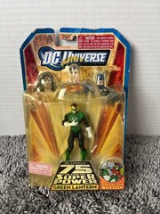 GREEN LANTERN Dc Universe 75 Years of Super Power Sealed 3 3/4″ Figure & Button