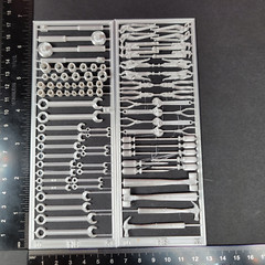 Tool Set 1/10 Scale Model Prop Kit Shop Garage Diorama Dollhouse Accessory