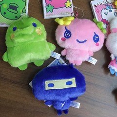 Hot Tamagotchi Anime Mametchi Plush Doll Keychain Kawaii Mimitchi Bag Pendant