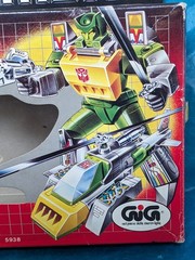 🟢🟡 Vintage G1 Transformers GHIBLI Springer w box GiG Italy 1986 🟡🟢