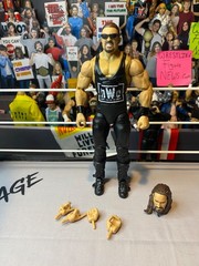 Brian Adams WWE Monday Night War nWo WCW Action Figure w/ Extra Head & Hands