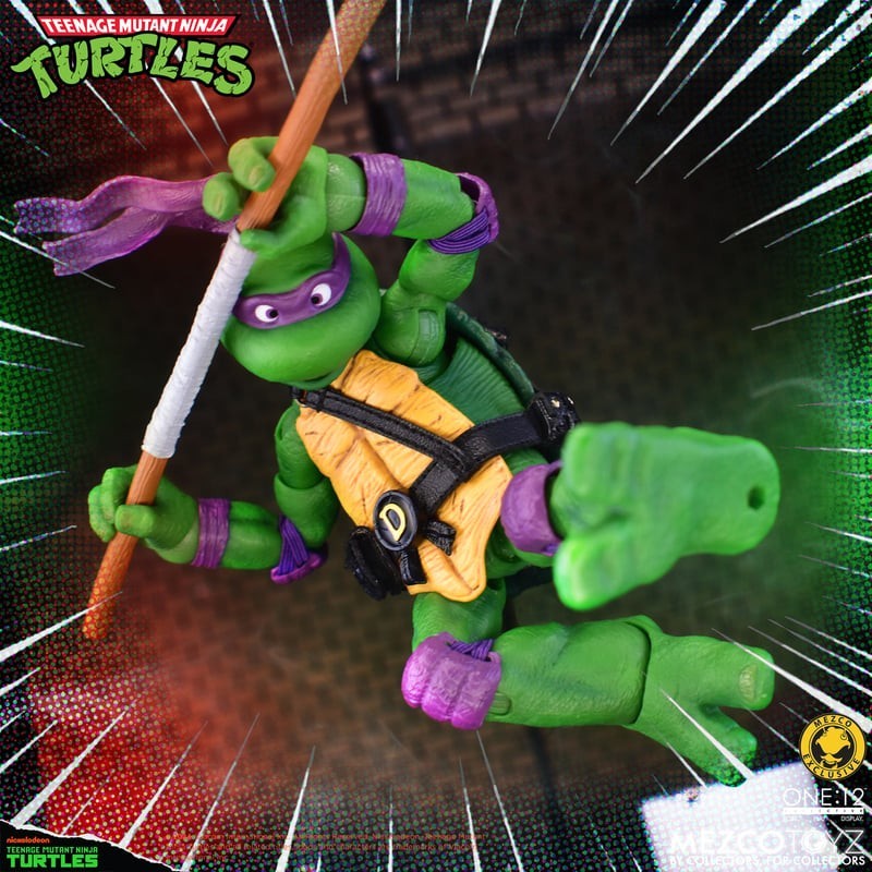 Mezco ONE:12 Teenage Mutant Ninja Turtles Donatello Animated Series TMNT