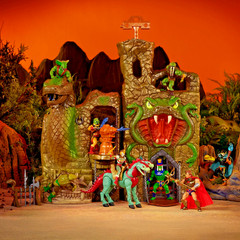 MOTU Origins Snake Lair Playset Crowdfund, includes Lady Slither and her steed