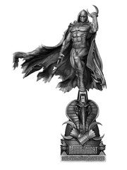 3D Printed Fan Art Moon Knight Sculpture by Wicked3d