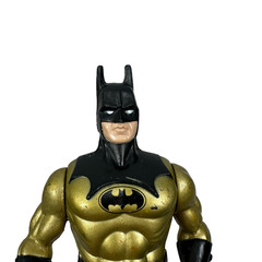 Vintage Kenner DC Comics Aero Strike Batman Action Figure 5″ Gold 1990 Loose