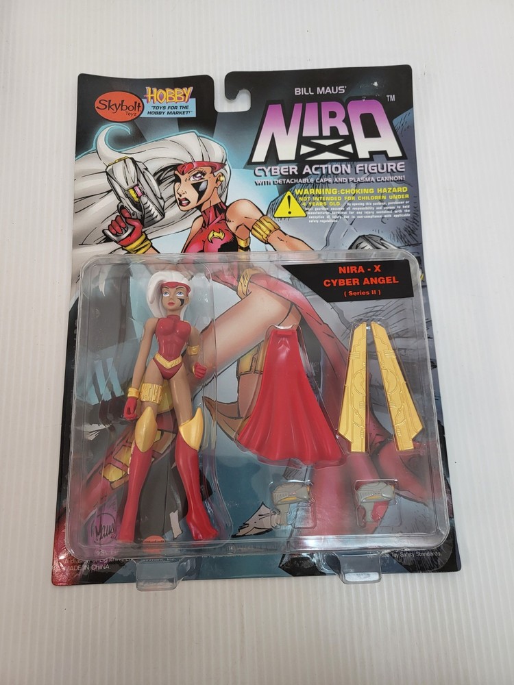 1997 SkyBolt Toyz Nira X Cyber Angel 6″ Action Figure
