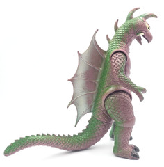 Vintage 9” Godzilla Kajiu GIGAN Dragon Motu Ko HONG KONG Figure RARE KO Read
