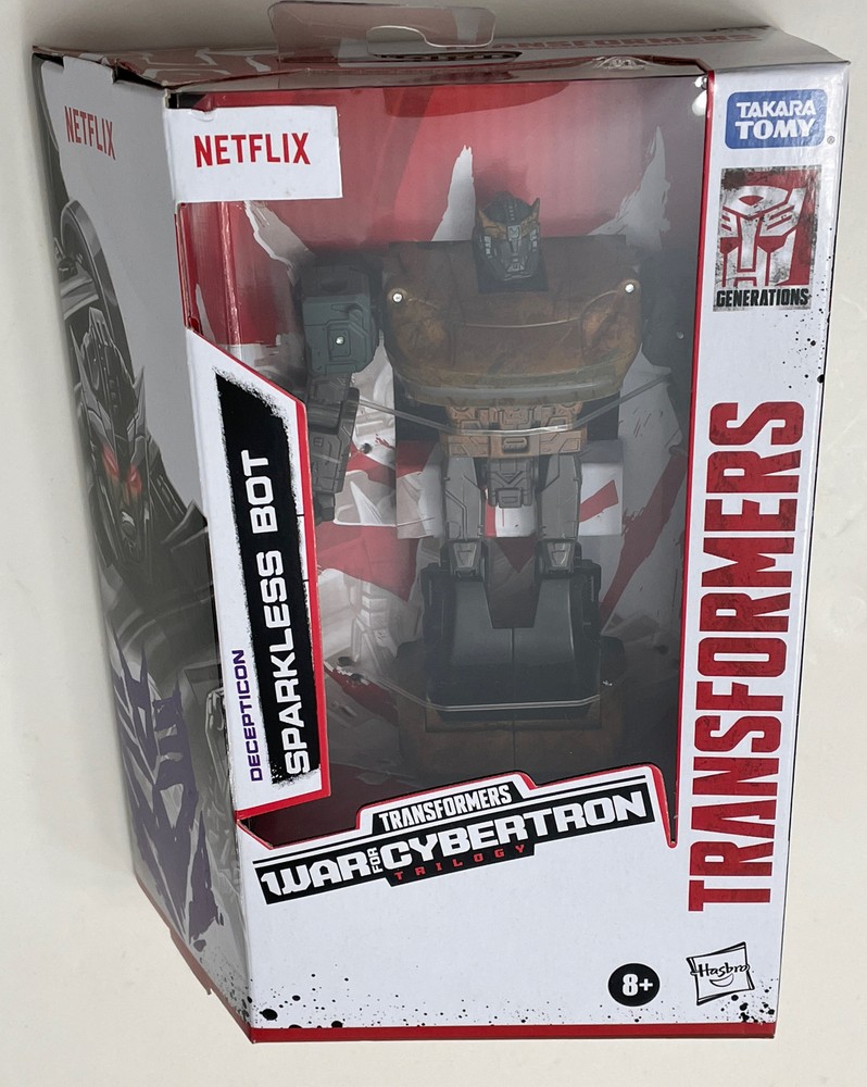 Transformers War For Cybertron SPARKLESS BOT Netflix Walmart Exclusive Figure