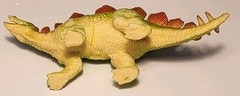 Stegosaurus Dinosaur Figure Green Yellow Red Toy Prehistoric Animal