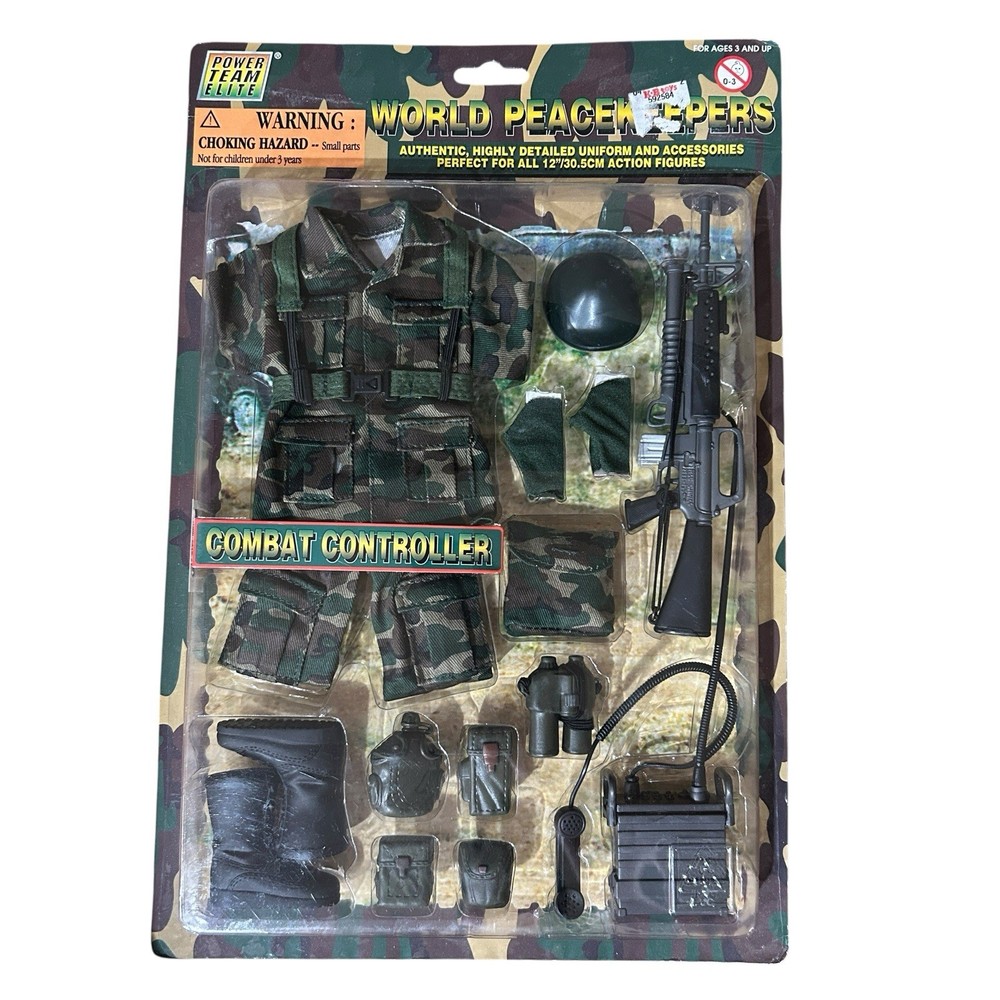 Power Team Elite World Peacekeepers Combat Controller Uniform & Gear Pack 1:6