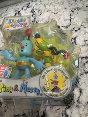 Rare 2003 Little Robots Playmates Figure Tiny and Messy Cartoon Network NIB Read